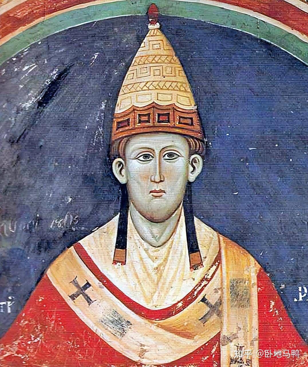 罗马教皇英诺森三世画像（Innocent III，1161 —1216）